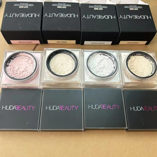 HUDA Beauty Setting Powder 20g Face Loose Baking Setting Powder Poudre Easy Bake Fixation 4 Colors Natural Face Finishing Oil-control Beauty Cosmetics