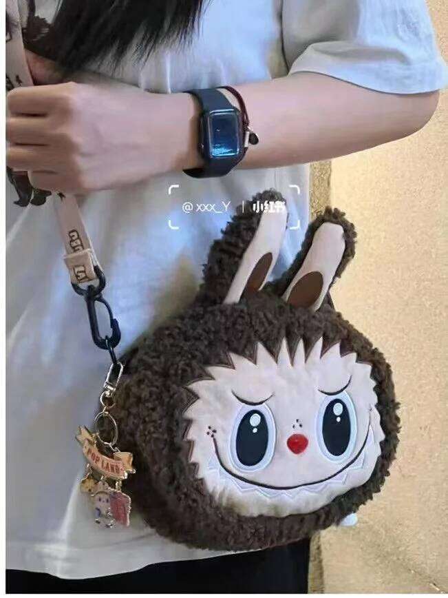 Designer Bag Labubu City Park Limited Crossbody Plush Wallet Mobile Ladies Card Love Cartoon Shoulder Bag Handbag Girl Gift