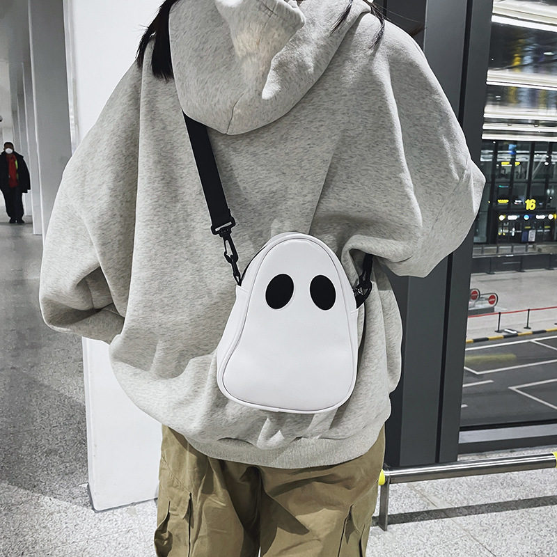 Free Shipping 2025 New Designer Bag Fashionable Fun Personalized Cute Ghost That Woman's Universal Crossbody Bag Trendy High-quality Shopping Bag