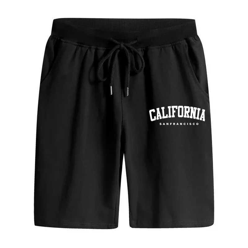 2025 Summer New Mens Walking Shorts California Printed Shorts Home Outdoor Leisure Comfortable Sports Shorts Z250617