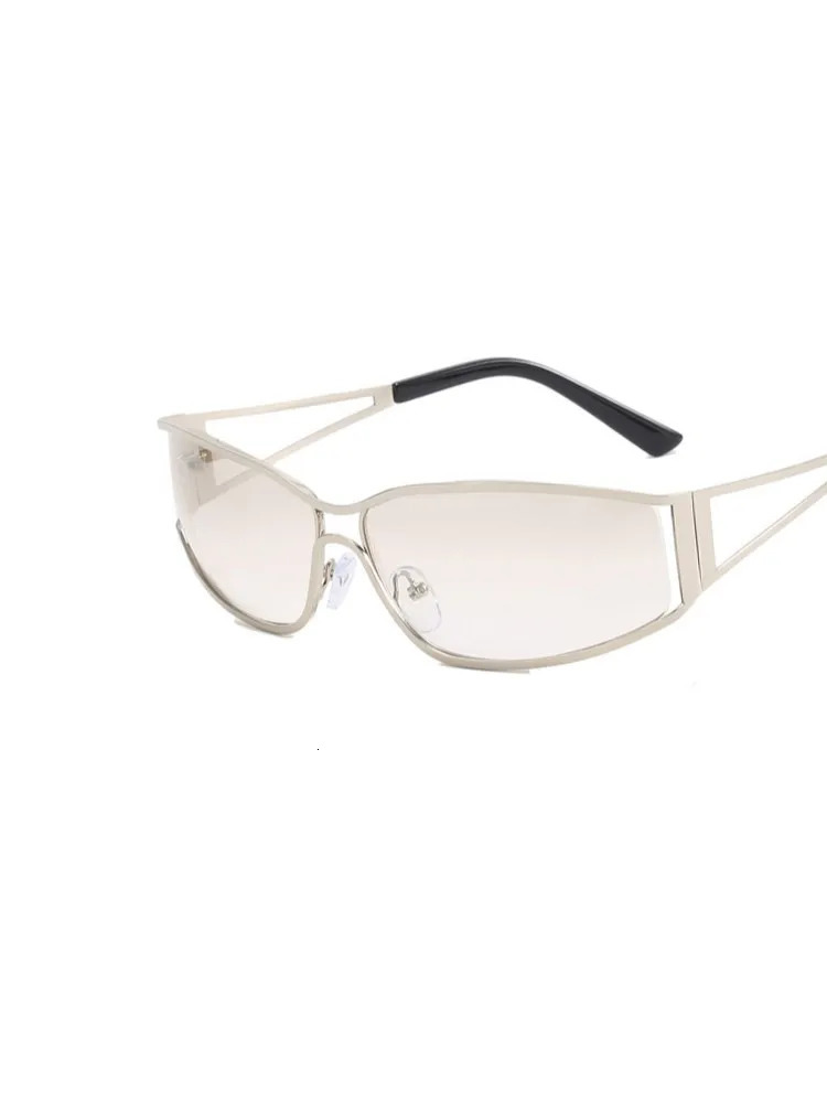 Y2k Sunglasses Women Men Oversized er Gradient Goggle Sun Glasses Steampunk Glasses Shades Eyewear Mirror Eyeglasses 250616