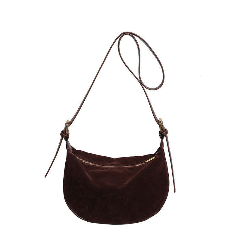 High-End Suede for Women 2025 Autumn Winter New Trendy Fashionable Shoulder Crossbody Dumpling Bag