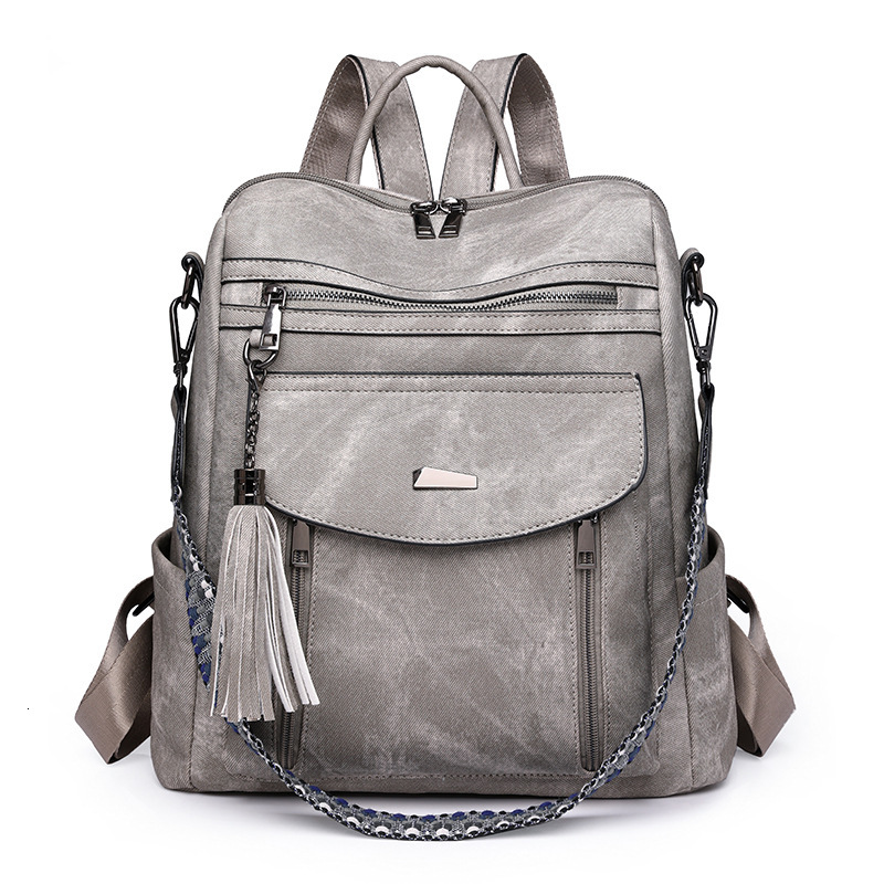High quality brand high-quality new free designer bag 2025 cross-border trend PU women's backpack leisure multifunctional wholesale new free desi