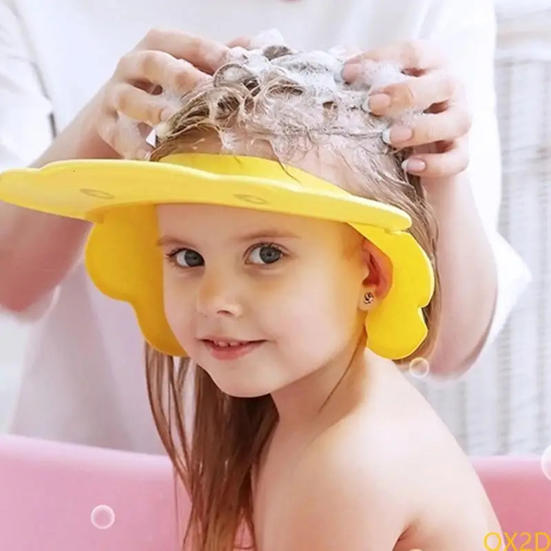 Adjustable Baby Shower Hat Kid Shampoo Bath Visor for Toddlers Kids Infants 250617