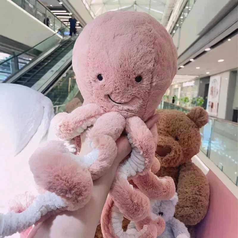 49cm Octopus Plush Toy Octopus Doll Girl Sleeping Doll Home Decoration Gift Interactive Toy Pet Supplies T250617