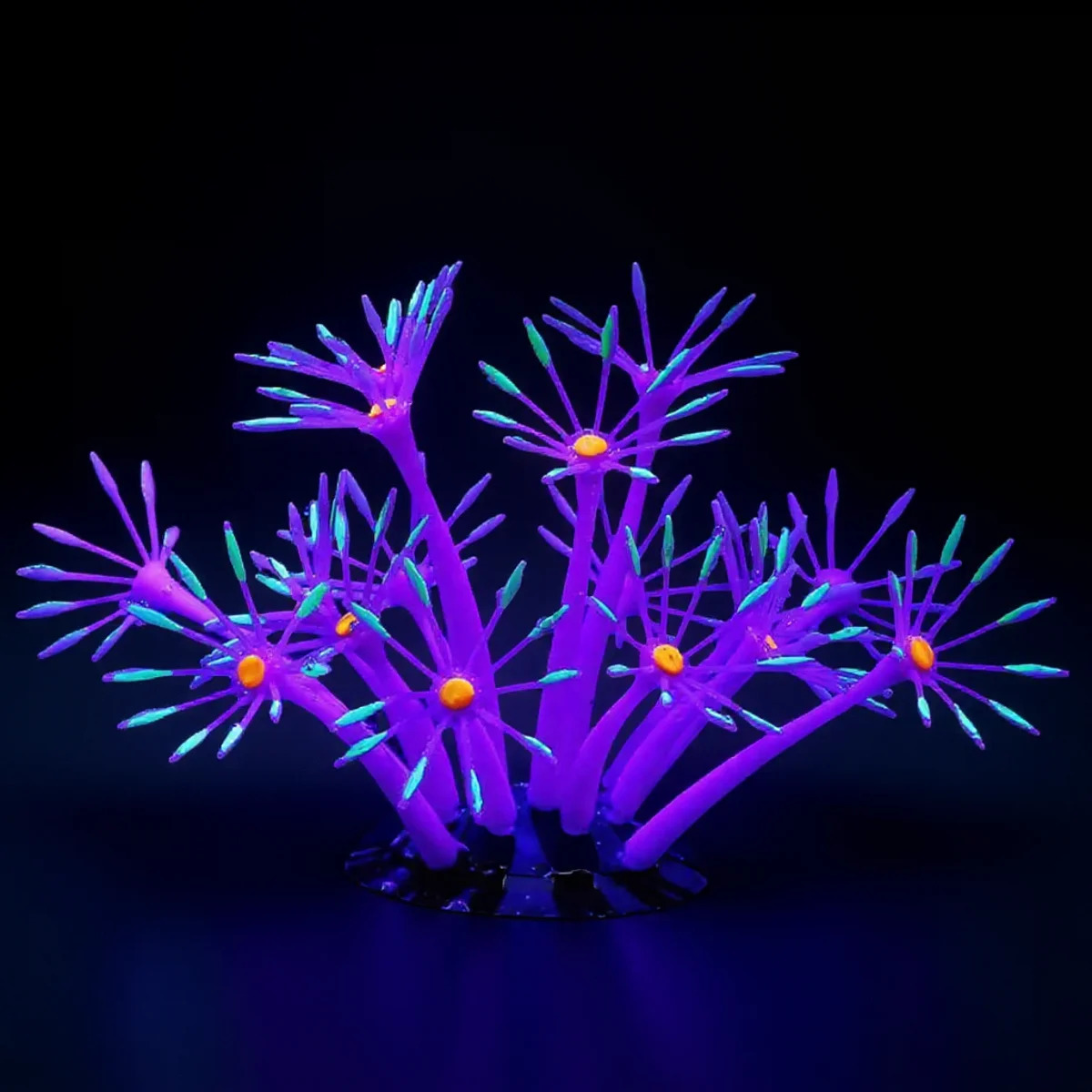 Luminous Aquarium Coral Plant Ornament Artificial Underwater Decoration Glowing Fish Tank Decor Aquatic Landscape Supplies 250613