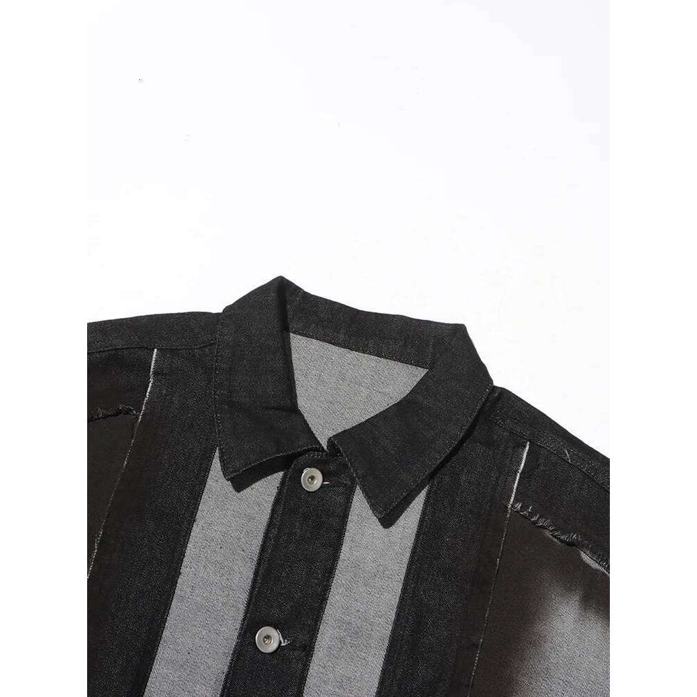 CHICEVER Hit Color Striped Design Jackets For Women Lapel Long Sleeve Spliced Button Irregular Loose Short Coats Female Autumn