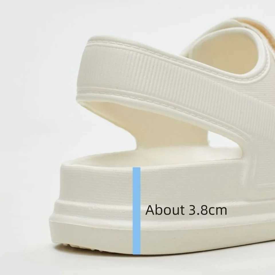New EVA Thick Bottom Sandals Non-slip Open-toe Casual Sandals Versatile Thick Soles Flat Sandal Summer Z250617
