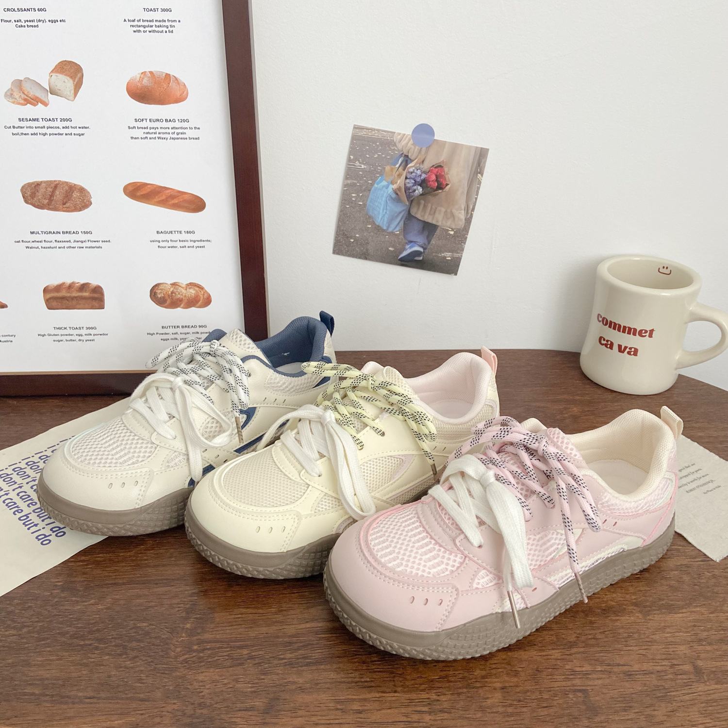 Breathable German Training Board Shoes for Women in The Summer of 2025 New Super Popular and Versatile Niche Casual Sports White Shoes