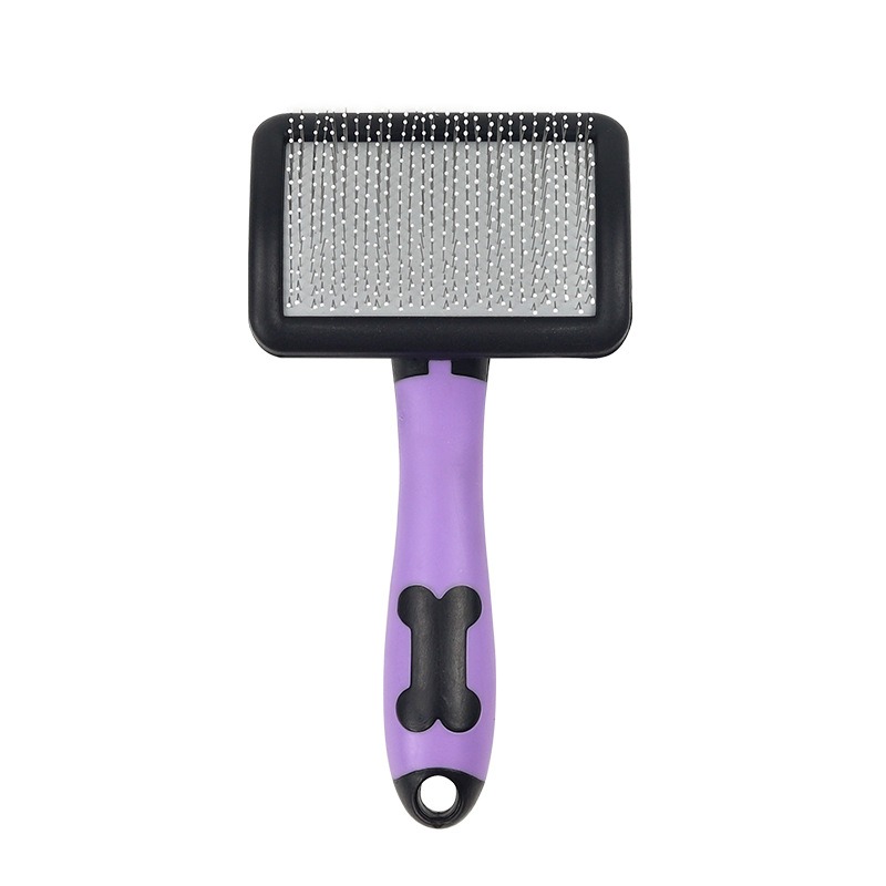 Pet Slicker Brush for Cats and Dogs, Self-Cleaning Deshedding Tool, Large Medium Small Sizes