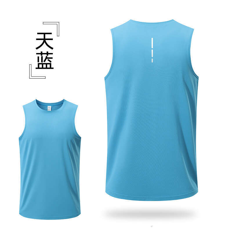 Men's Fitness Summer Outdoor Track And Field Marathon Training Running Plus Size Quick-Dry Vest