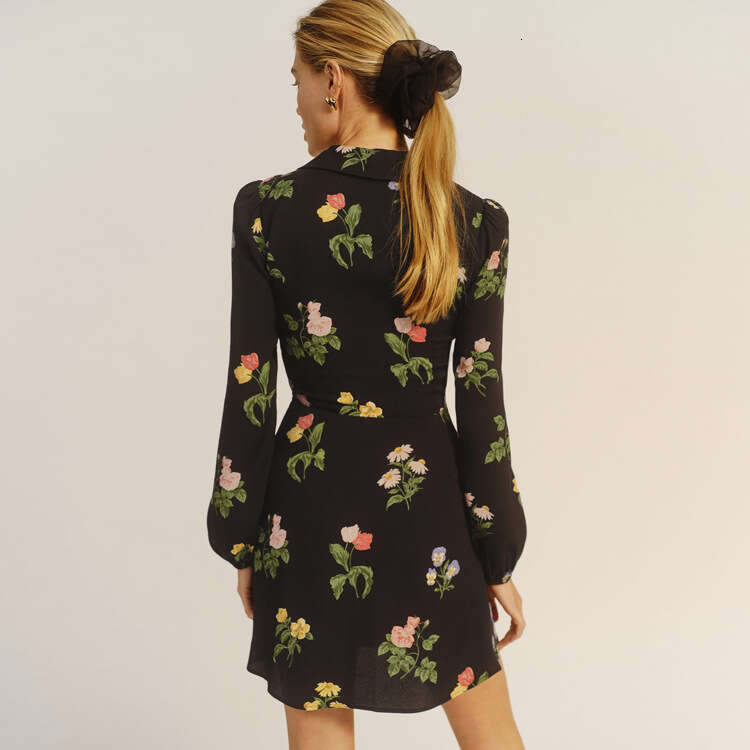 June Dresses for Woman Party Bodysuit Womandress Women Dress 409ref Printed Long Sleeve Dress 2025 Spring Summer New French Style Womens Fashion