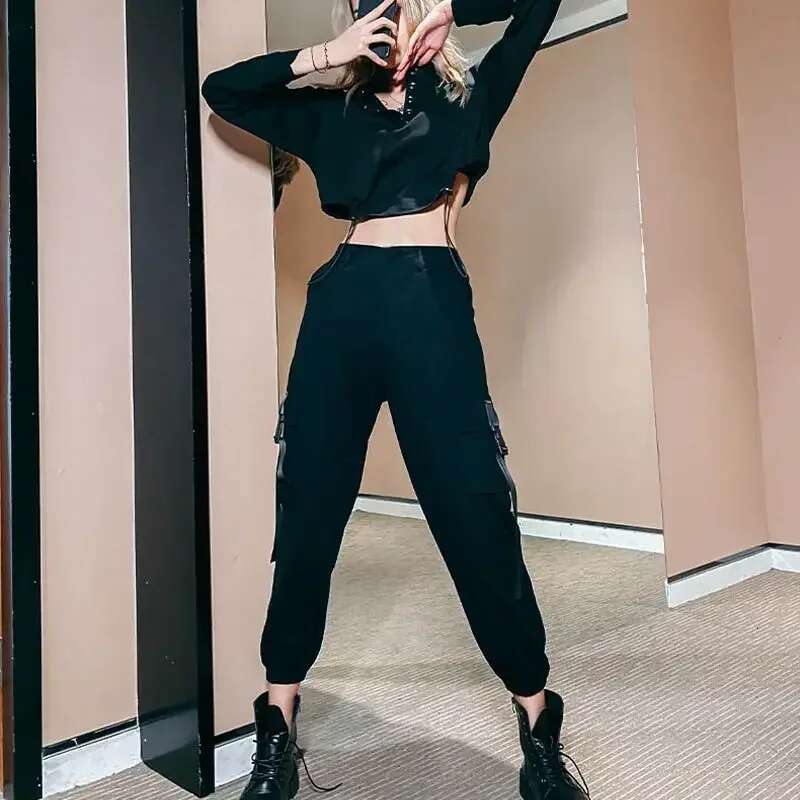 Pants for Women Hippie Pencil Y2k Streetwear Woman Trousers Aesthetic Slacks Outfits Trends 2025 Vintage Chic and Elegant G Xxl