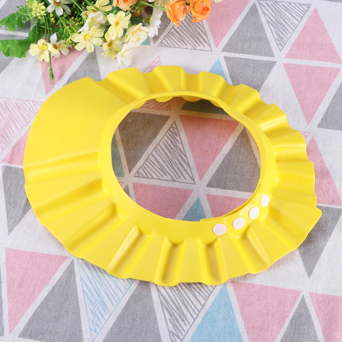 Children Shower Cap Baby Bath Visor Kids Shampoo Shield Adjustable Ear Protection 40-55cm Head Circumference Heat Resistance 80C 250617