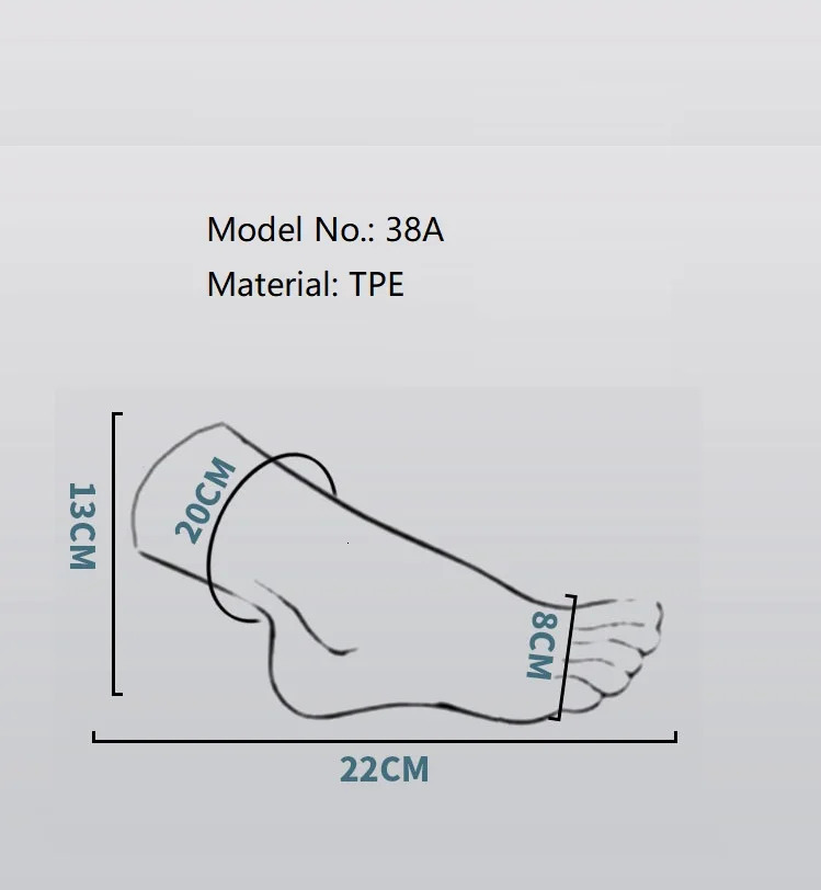 Lifelike Female Foot Model Plastic Mannequin Fetish Feet Sketch Drawing Practice Shoe Socks Display False Nail Massage TPE 38A 250611
