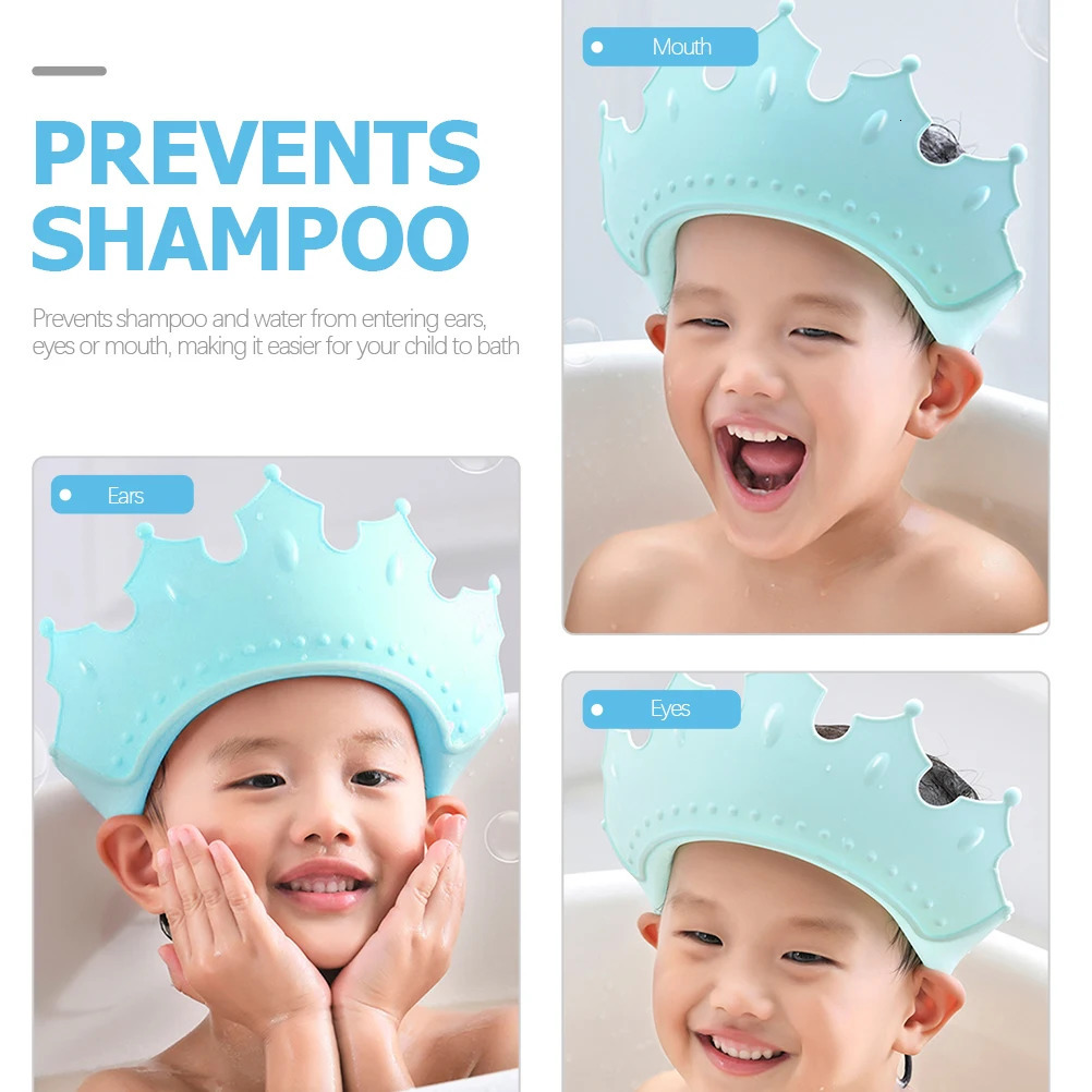 Eye Protection Ear Hair Cap Shampoo Hat Toddlers for Kids Baby Rinse Bathing Rinsing 250617