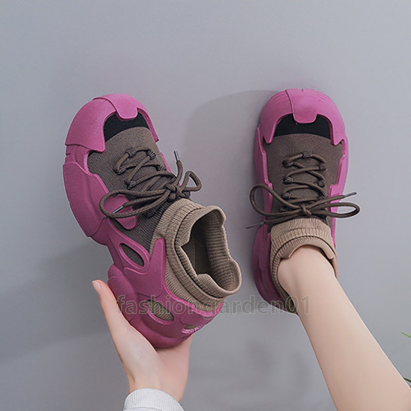designer shoes sneakers womens trainers fashion versatile spring and autumn mesh breathable thick sole non-slip women shoes casual sneaker