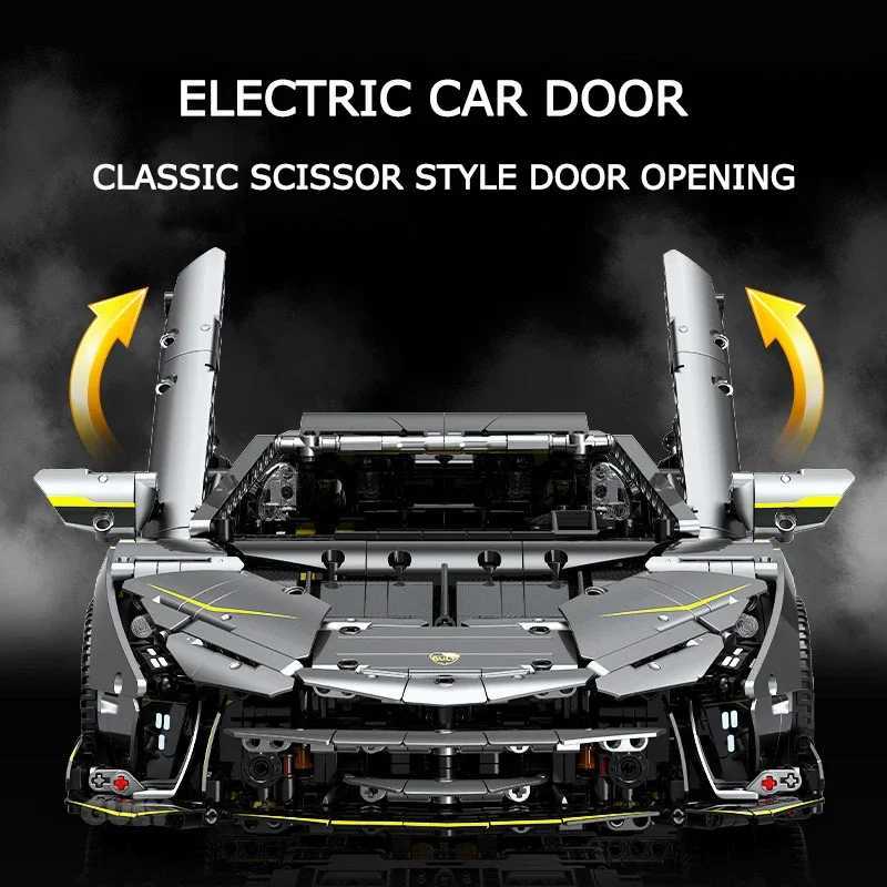 Technical Series One Off Concept Sports Car Building Block Ci Mechanical Speed Racing Vehicle Model Bricks Toys For Kid MOC XJ260617