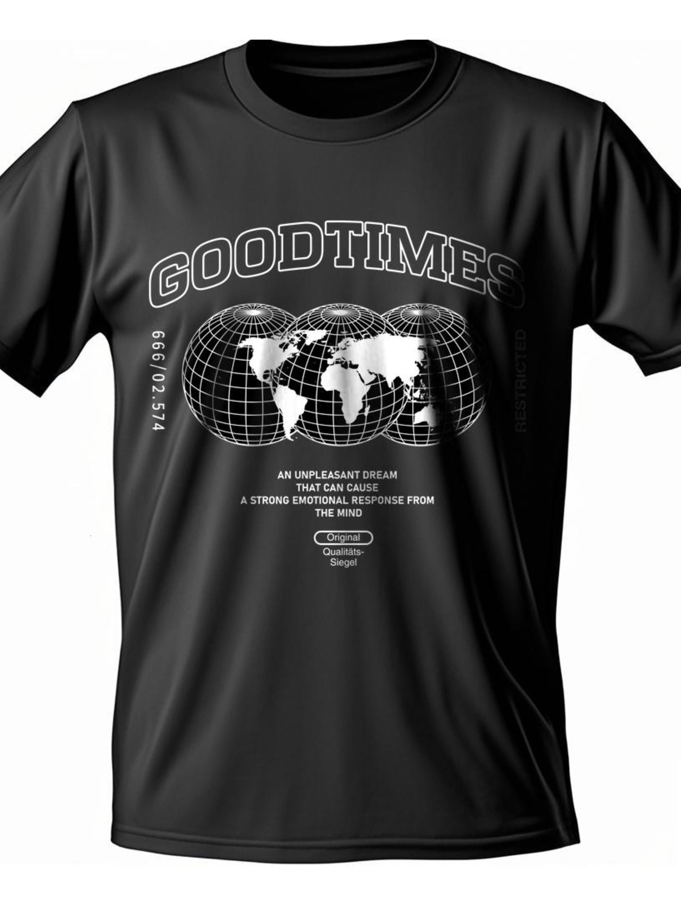 Dongdumaoyi Graphics Text Adult Short Sleeve Men Round Collar T Shirts White 180G Black S-3Xl Cotton 0d0d