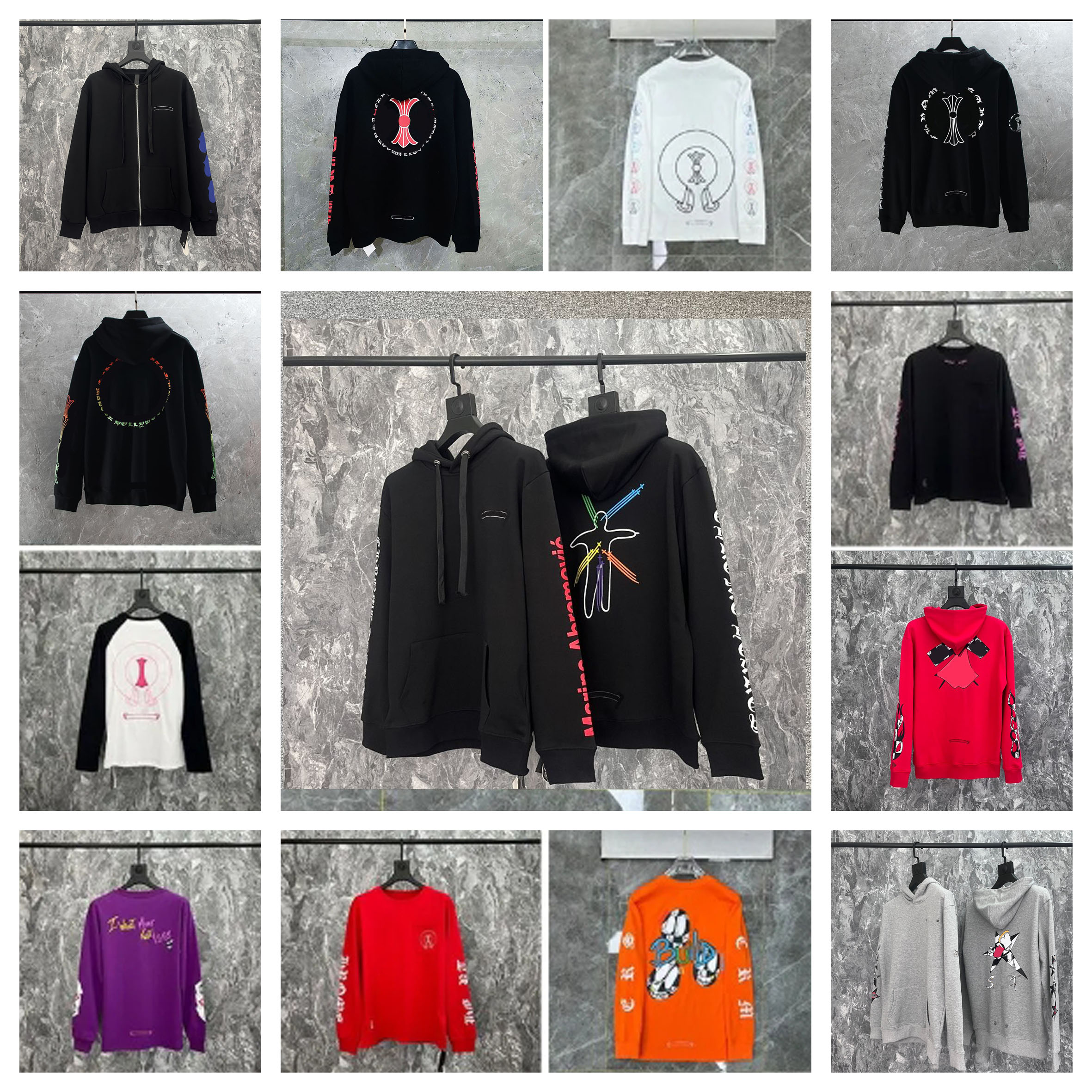 chrome hoodie designer hoodie mens hoodies chrome hoodie print designer for man and woman Printed High Street Luxurys sweatpants us size s-xl