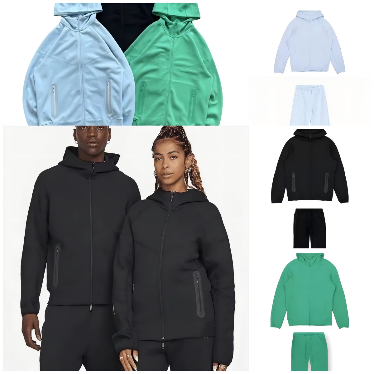 Nocta Tracksuits Tec fleece jacket Mens Sports oodies Designer sweatsuit Trousers Pants 2 Piece Sets Men Woman Zip Up Hooded Sweater Streetwear Joggers tops sw