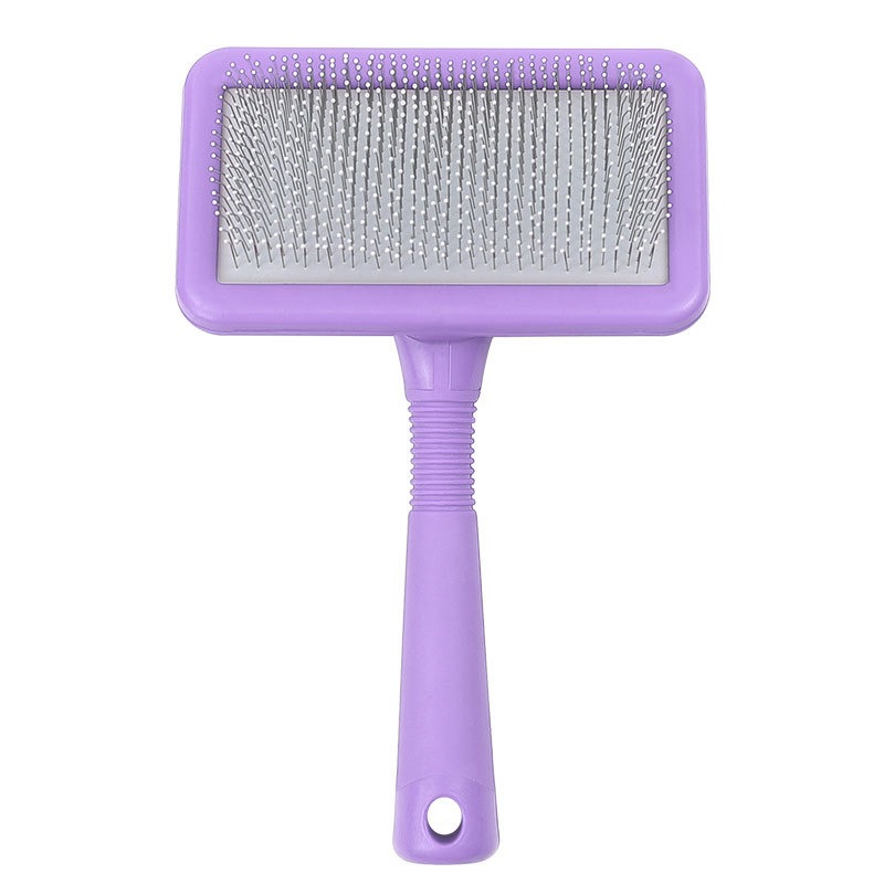 Pet Slicker Brush for Cats and Dogs, Self-Cleaning Deshedding Tool, Large Medium Small Sizes