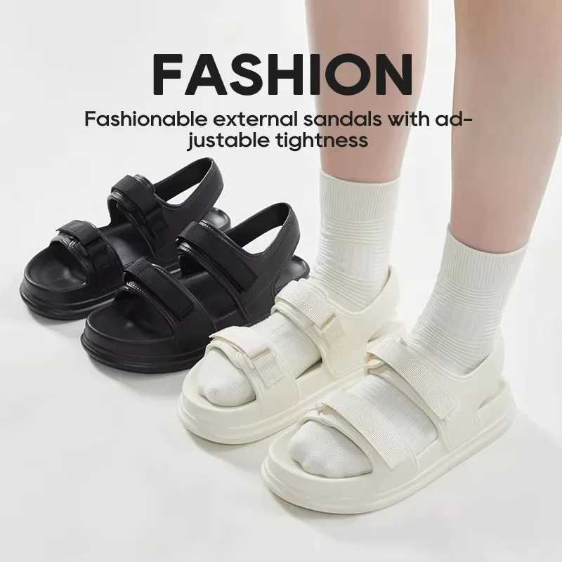 UTUNE Adjustable Non-slip Platform Sandals Comfortable Summer Beach for Women Outdoor Flip Flops 2025 Z250617