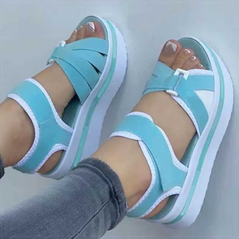 Womens Sandals Heeled Sandals Summer Shoes Woman 2025 Fashion Wedges Heels Sandals for Women Platform Summer Footwear Women Z250617