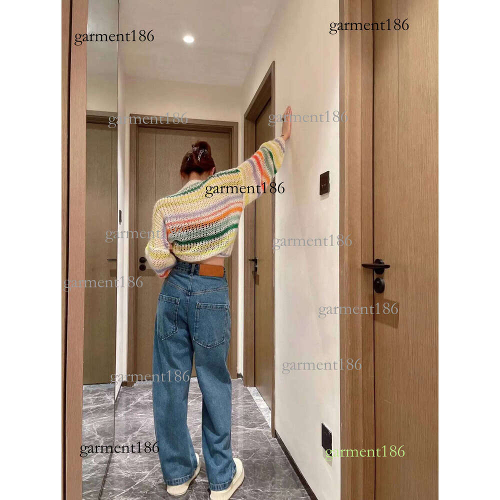 Men's Jeans Classic Logo Printed Black Straight Leg Early autumn new niche design fashion brand logo wide leg casual loose straight leg denim pan