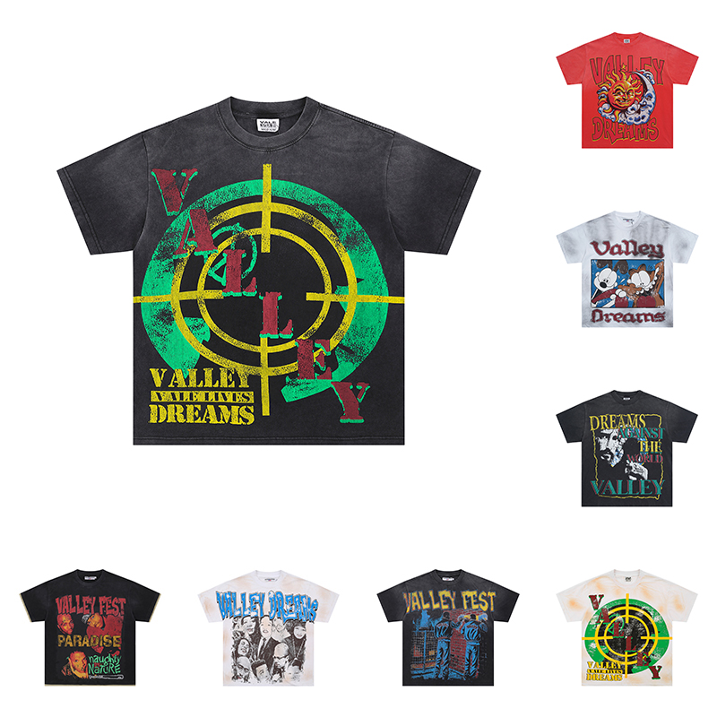 tshirt Summer Mens Fashion Designers T shirt Black and white washing vintage Tops Luxury Quality Cotton Tshirts clothing