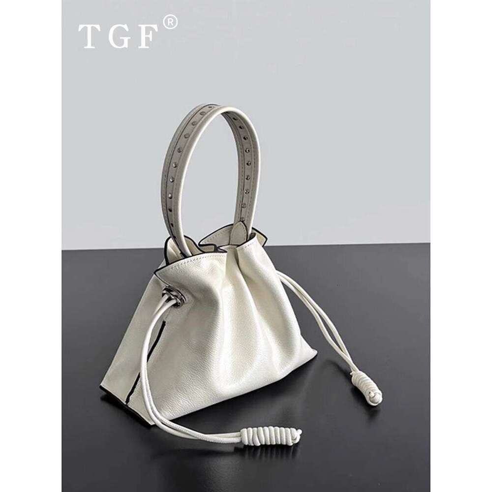 Handbag Women s New Trend Summer Fashion Versatile Drawstring Pleated Simple Shoulder Crossbody Bucket Bag