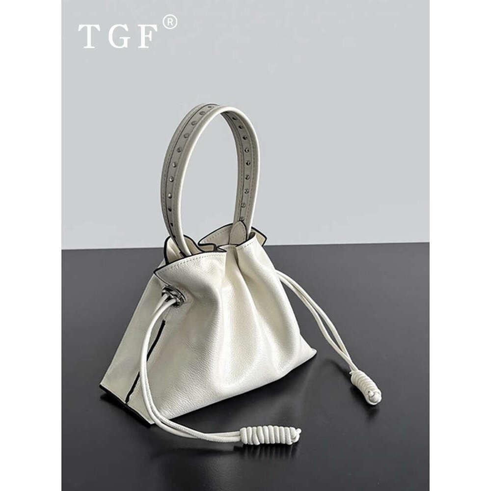 Handbag Women s New Trend Summer Fashion Versatile Drawstring Pleated Simple Shoulder Crossbody Bucket Bag