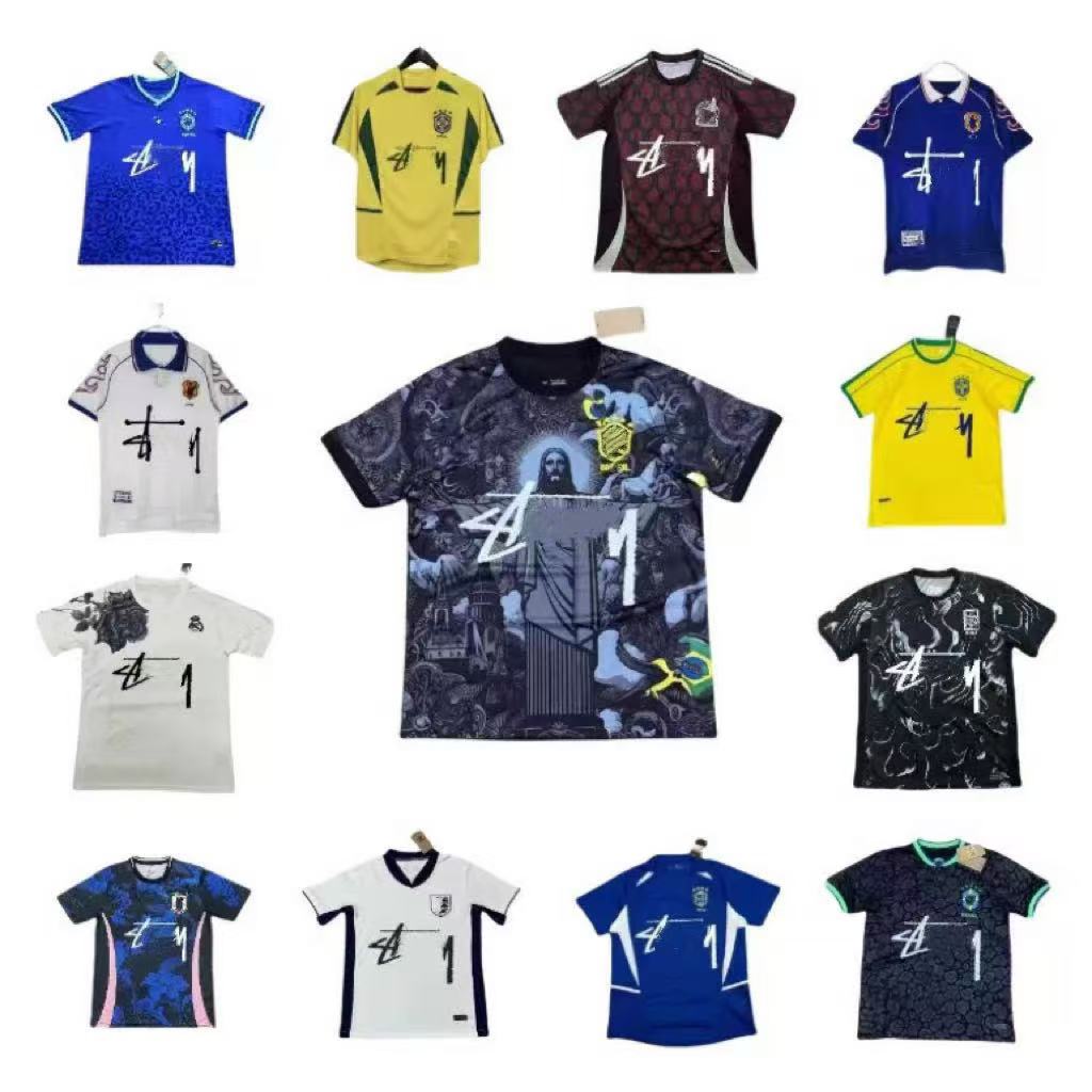 Designer Stu Football Jersey England Football Shirt Brazil Jesus Jersey Designer TShirt Sweatshirt Customized Football Shirt for Men Youth Women Athletic Shirts