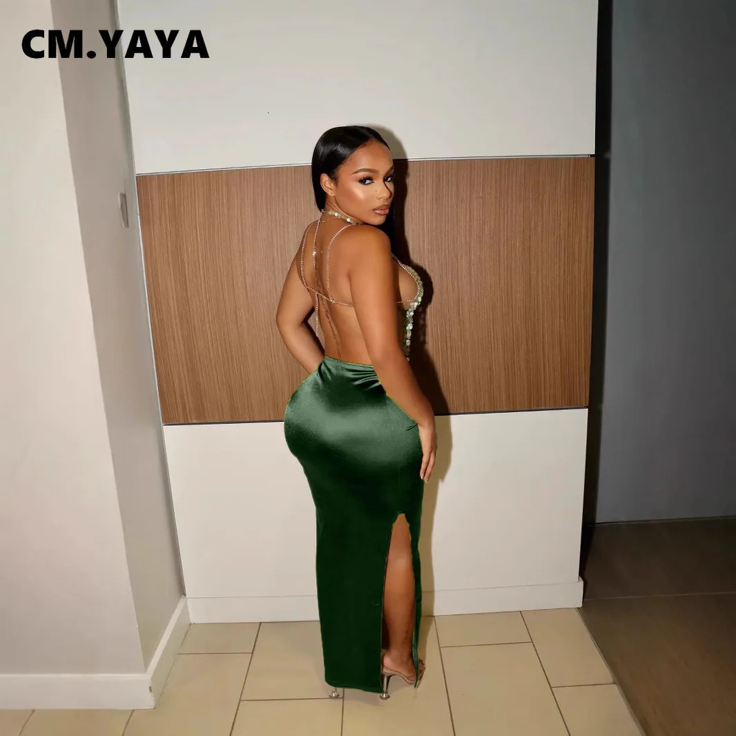 CM.YAYA Vintage Women Satin Bodycon Long Pencil Maxi Long Skirt 2025 Summer Sweet Holiday Beach Street INS Fashion OL Skirts 250614