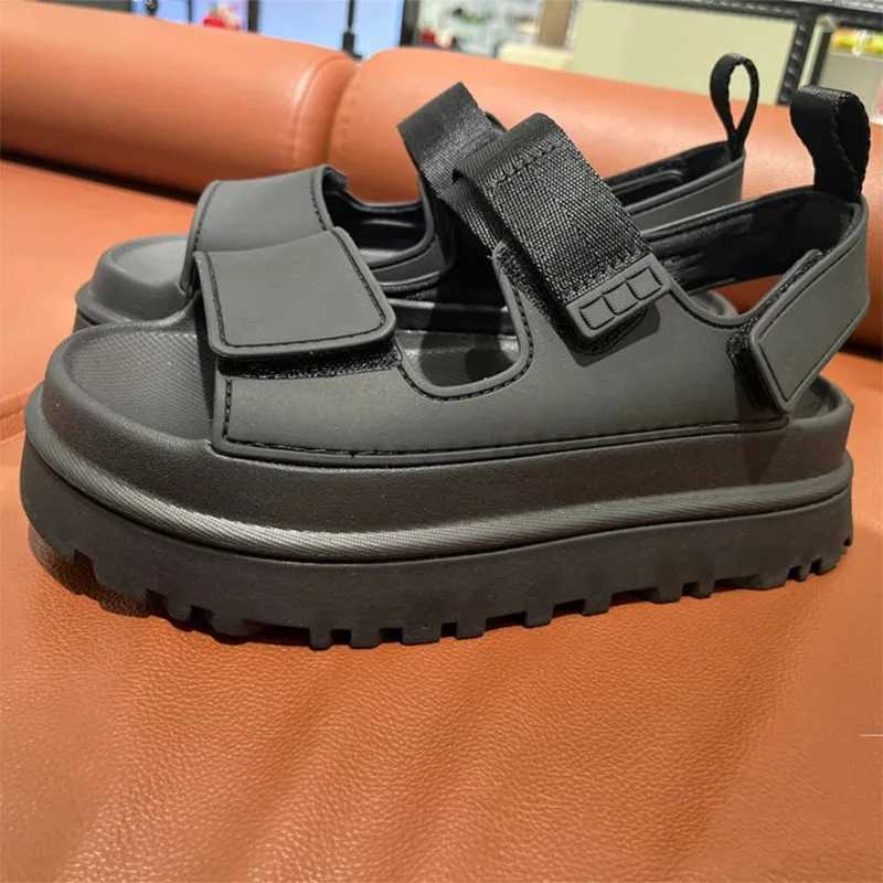 Open Toe Casual Womens Sandals High Quality FAshionable And Comfortable Thick-soled Shoes 2025 Summer New Buckle Sandals M250617