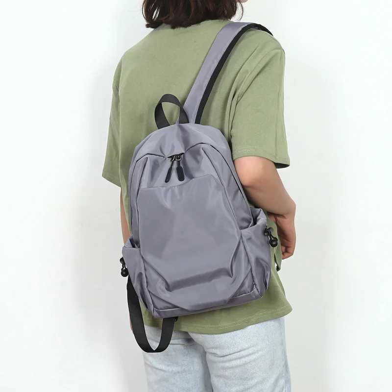 Mini Mens Backpack Fashion Small Black Shoulder School Bag for Men 2023 Canvas Designer Waterproof Sports Travel Male Backpacks Z250617