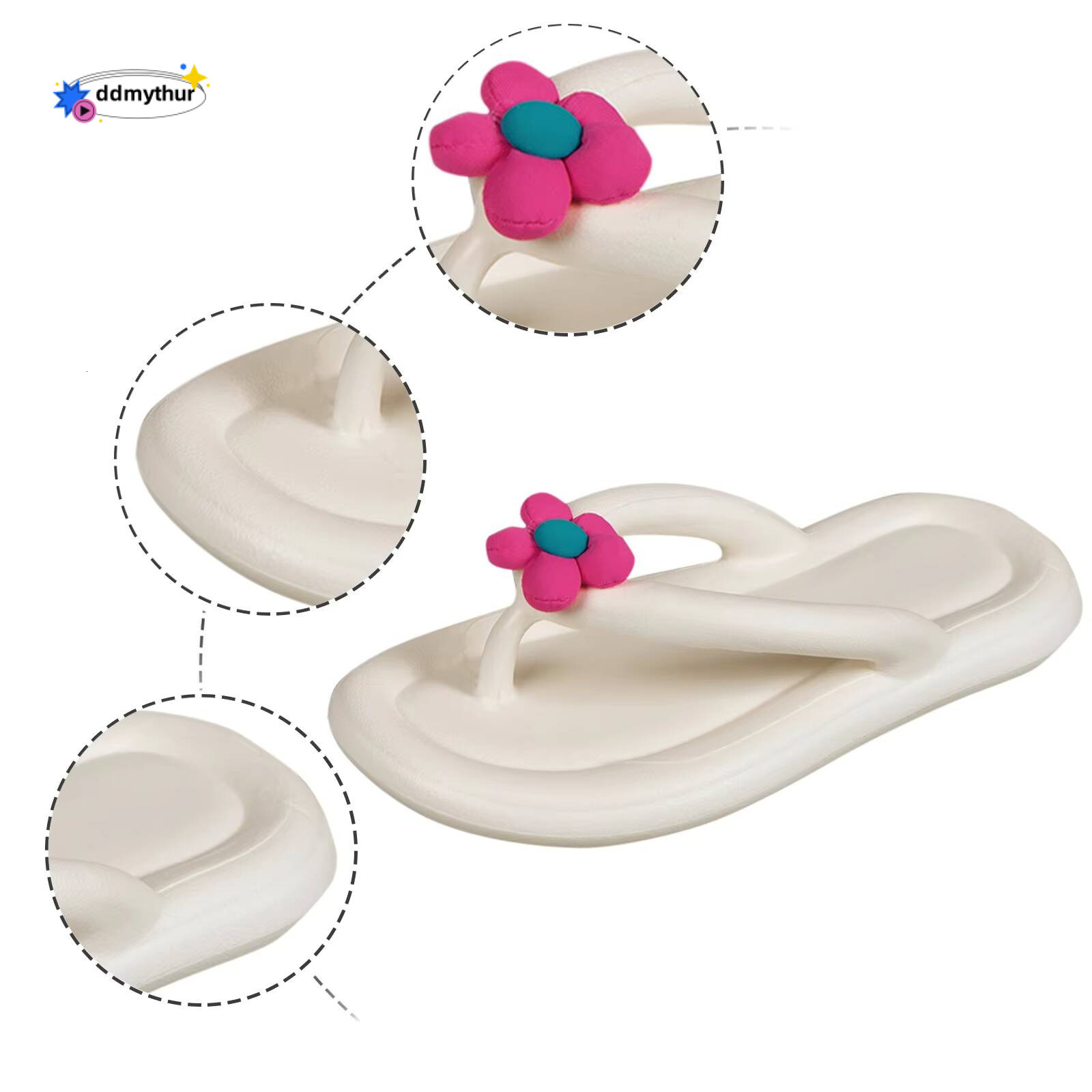 Sandals Woman 2024 Women'S Summer Fashion Clip Toe Casual Comfortable Outdoor Beach Slippers Zapatos ddmythur