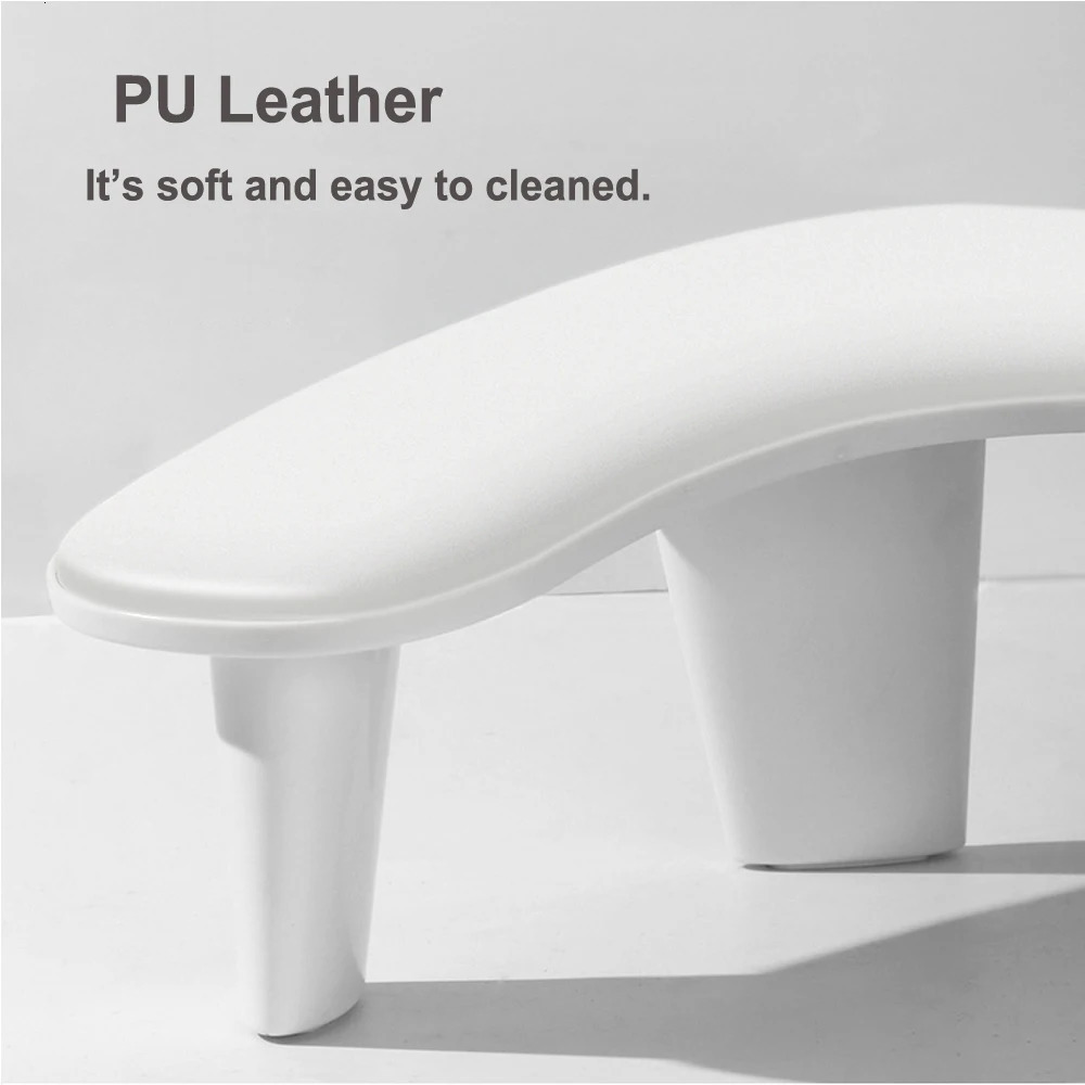 Nail Hand Rests for Two Hands Soft PU Leather 15 Degree Tilted Hand Pillow Nail Art Salon Tool 250612