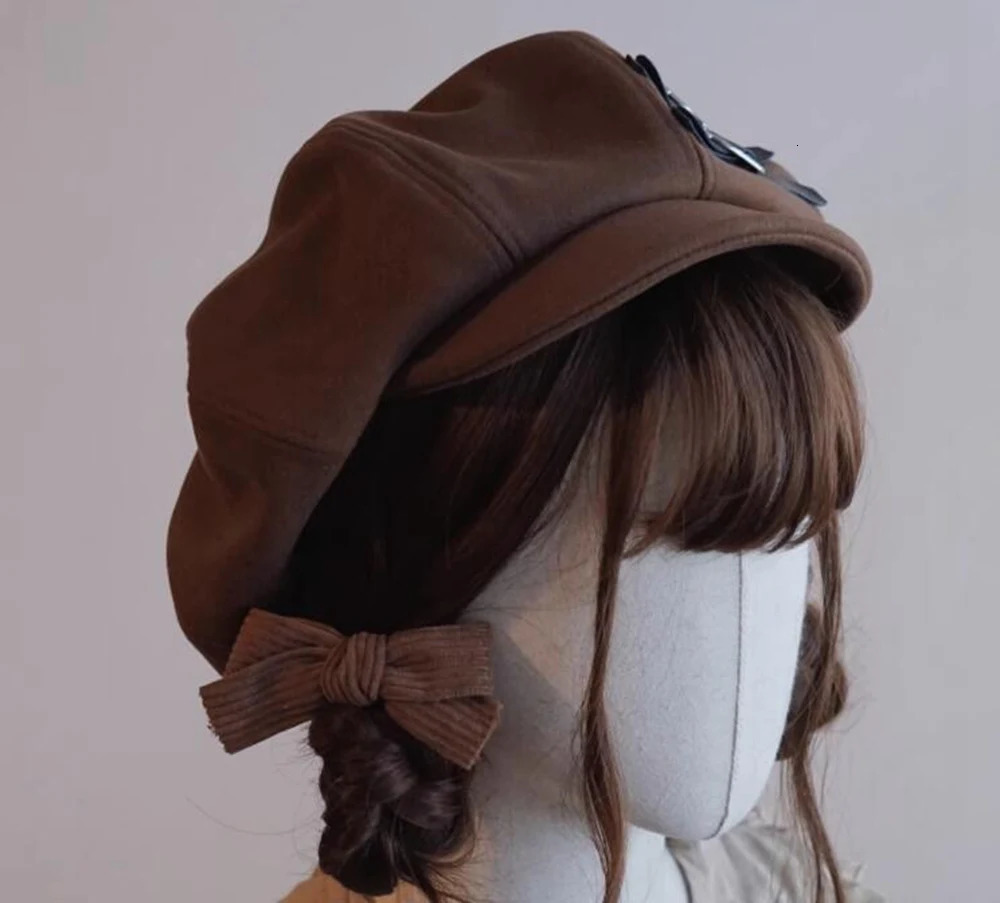 Lolita Beret Hat for Girls Harajuku Japanese Style Cute Casual Hat Cap 250604