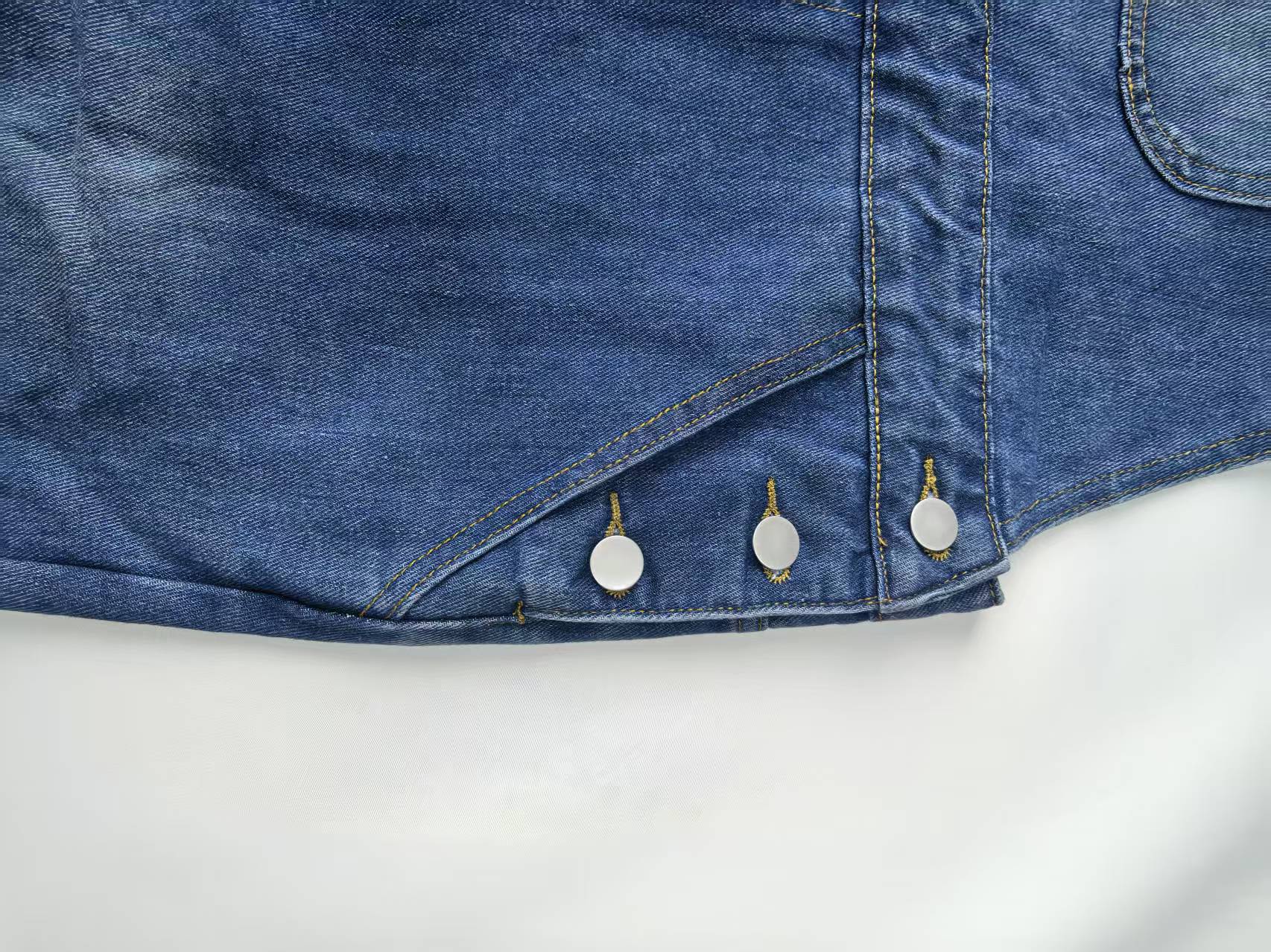 Men's Denim Cargo Shorts with Adjustable Shoulder Straps Men's denim overalls a wide range of styles