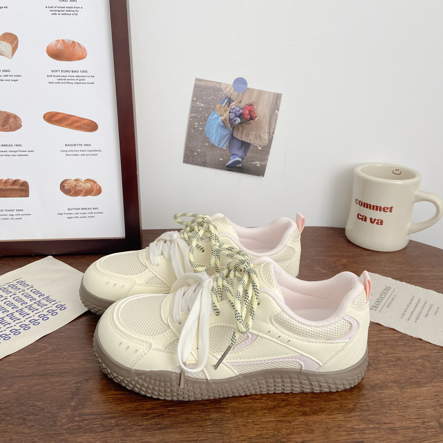 Breathable German Training Board Shoes for Women in The Summer of 2025 New Super Popular and Versatile Niche Casual Sports White Shoes