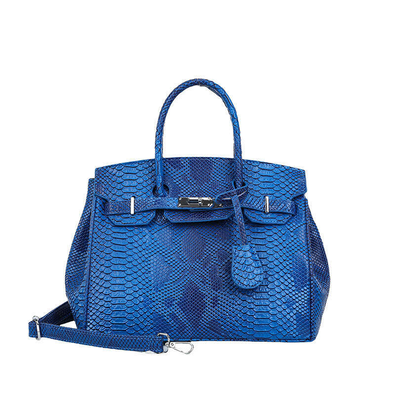 Snake Skin Pattern New for Women 2025 New Large Capacity Handbag Trendy Commuter Shoulder Crossbody Bag