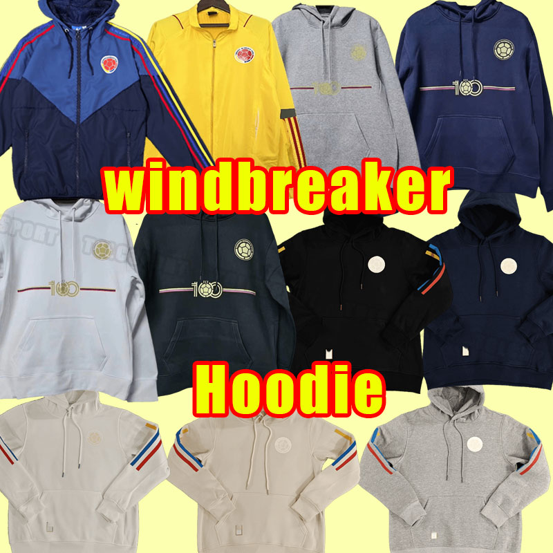 2024 Colombia #10 JAMES tracksuits 24/25 #9 FALCAO #11 CUADRAD Shirt pants GUARIN DUVAN L.DIAZ SANCHEZ National Team VALDERRAMA Football training windbreaker hoodie