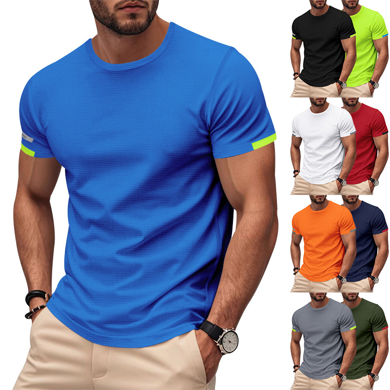 designer Men's T-shirt sub-size marathon jacket election suit quick-drying short-sleeved sport round-neck casual advertising shirt S-3XL