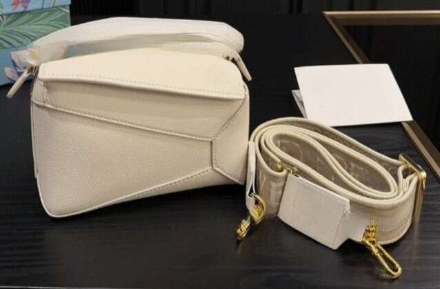 Genuine Leather Handbag Fashion 10 A Designer Bag Shoulder Bucket bag Woman Bags Puzzle Clutch Totes bag Cross body Geometry Square bag purse