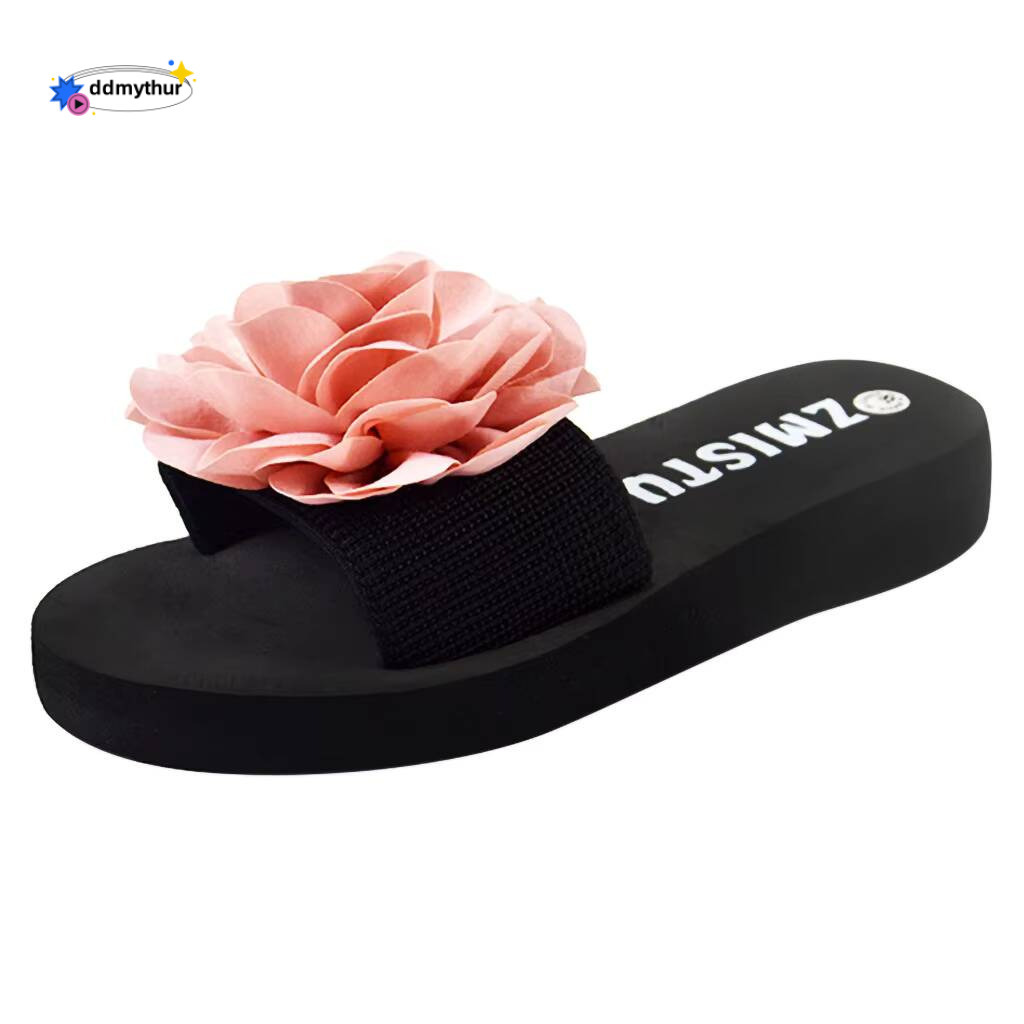 Women Size 8 1/2 Beach Wedges Ladies Outdoor Sandals Bohemia Flower Womens Shoes Wide Width Slippers ddmythur