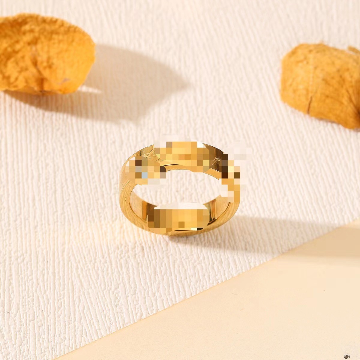 Minimalist Solid Band for Women, Personalized Titanium Steel, Light Luxury, Exquisite, High-Quality, Non-Fading, Classic Ring