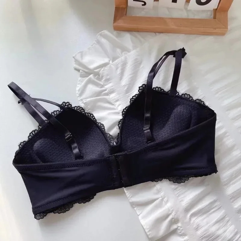 Anti Sagging Bralette Mujer Seamless Bras for Women Sexy Lingerie Korean Push Up Bra Brassiere Black Underwear Cute Korean Style 250617