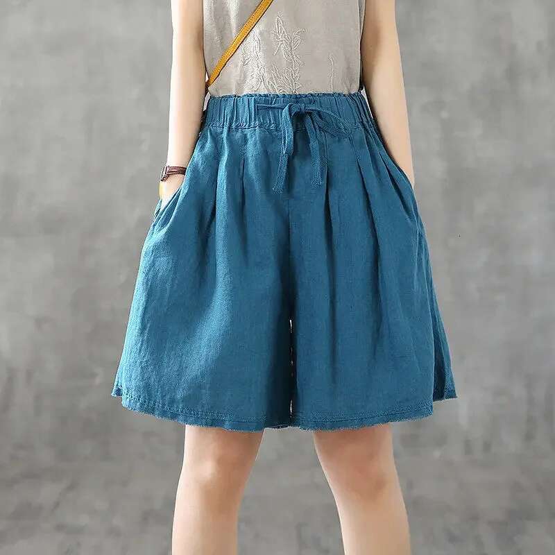 With Waist Pocket Short Pants Woman Elastic Jorts Shorts for Women Harajuku Fashion Comfy Elegant Hot Stretchy New In Wholesale