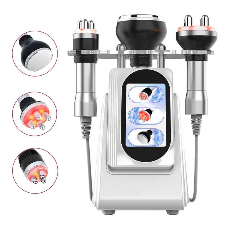 Portable 3 in 1 80k Body Slimming Machine RF Radio Frequency Skin Tightening Ultrasonic Cavitation Beauty Device Weight Reduce Fat Loss Shaping